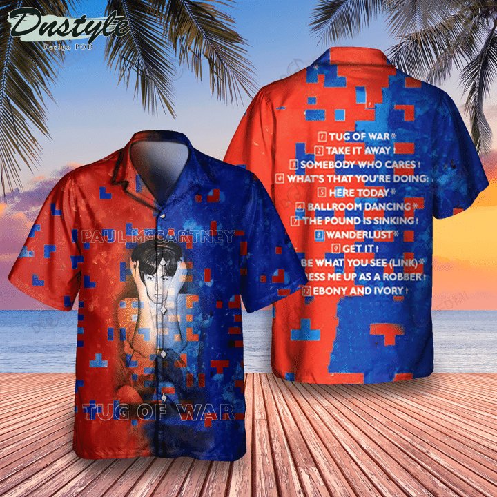 Paul Mc Cartney Tug Of War Hawaiian Shirt