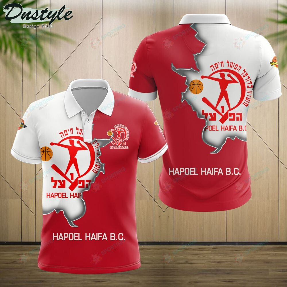 Hapoel Haifa B.C Red Polo Shirt