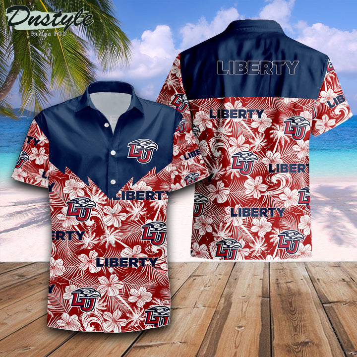 Liberty FlamesNCAA Hawaiian Shirt
