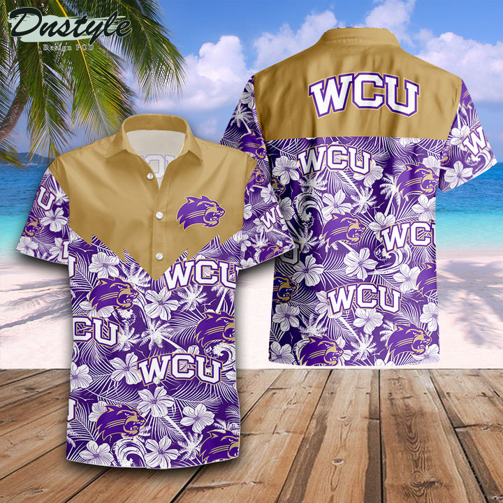 Western Carolina Catamounts Tropical NCAA Hawaii Shirt