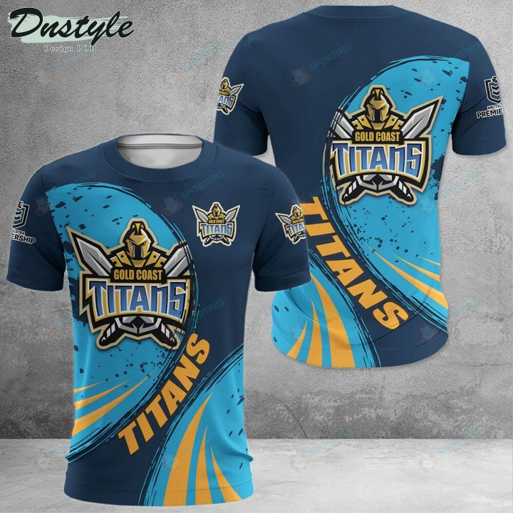 Gold Coast Titans 2022 NRL 3D Hoodie