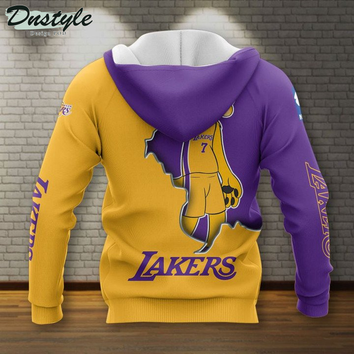 Los Angeles Lakers NBA 3d Hoodie