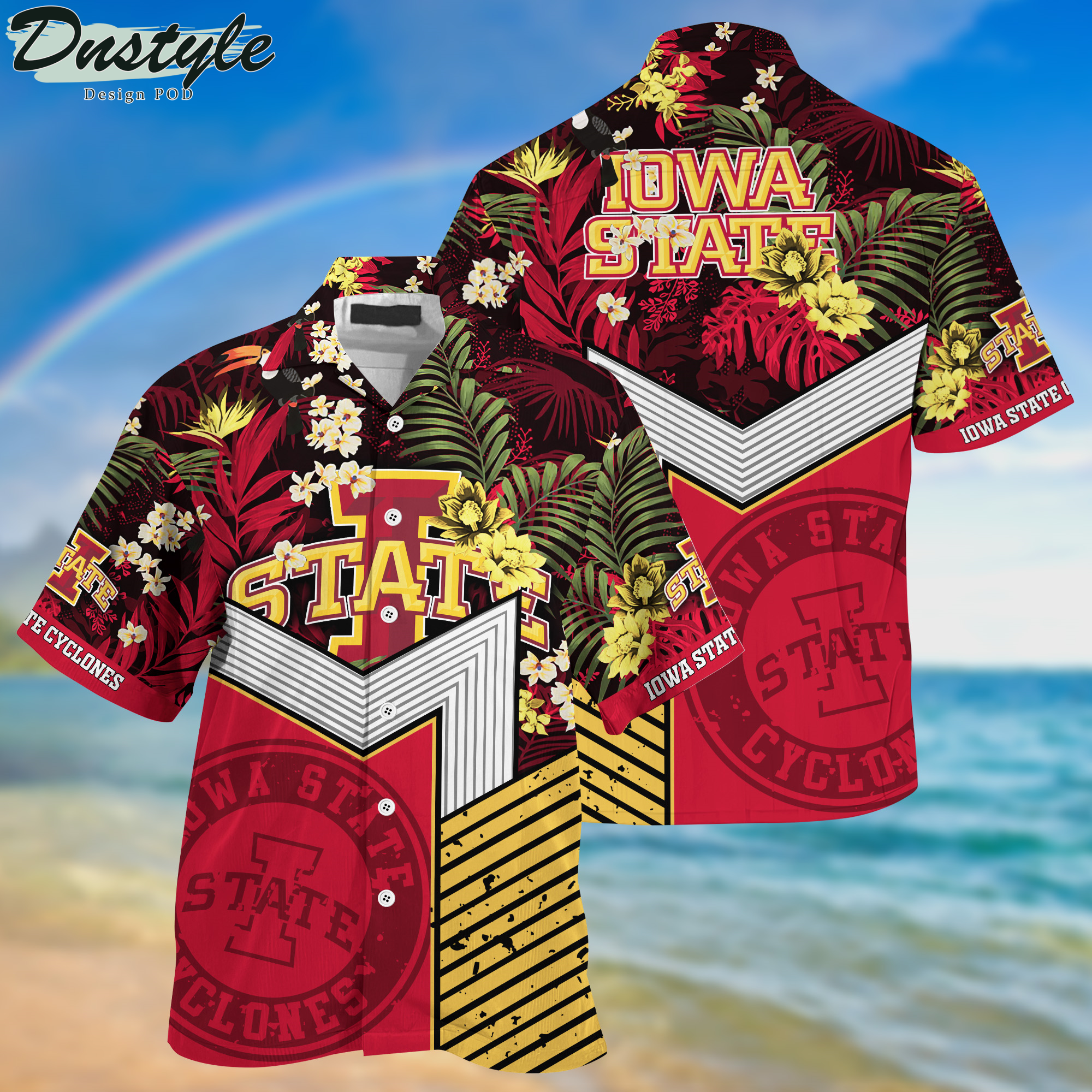 Iowa State Cyclones Hawaii Shirt And Shorts New Collection
