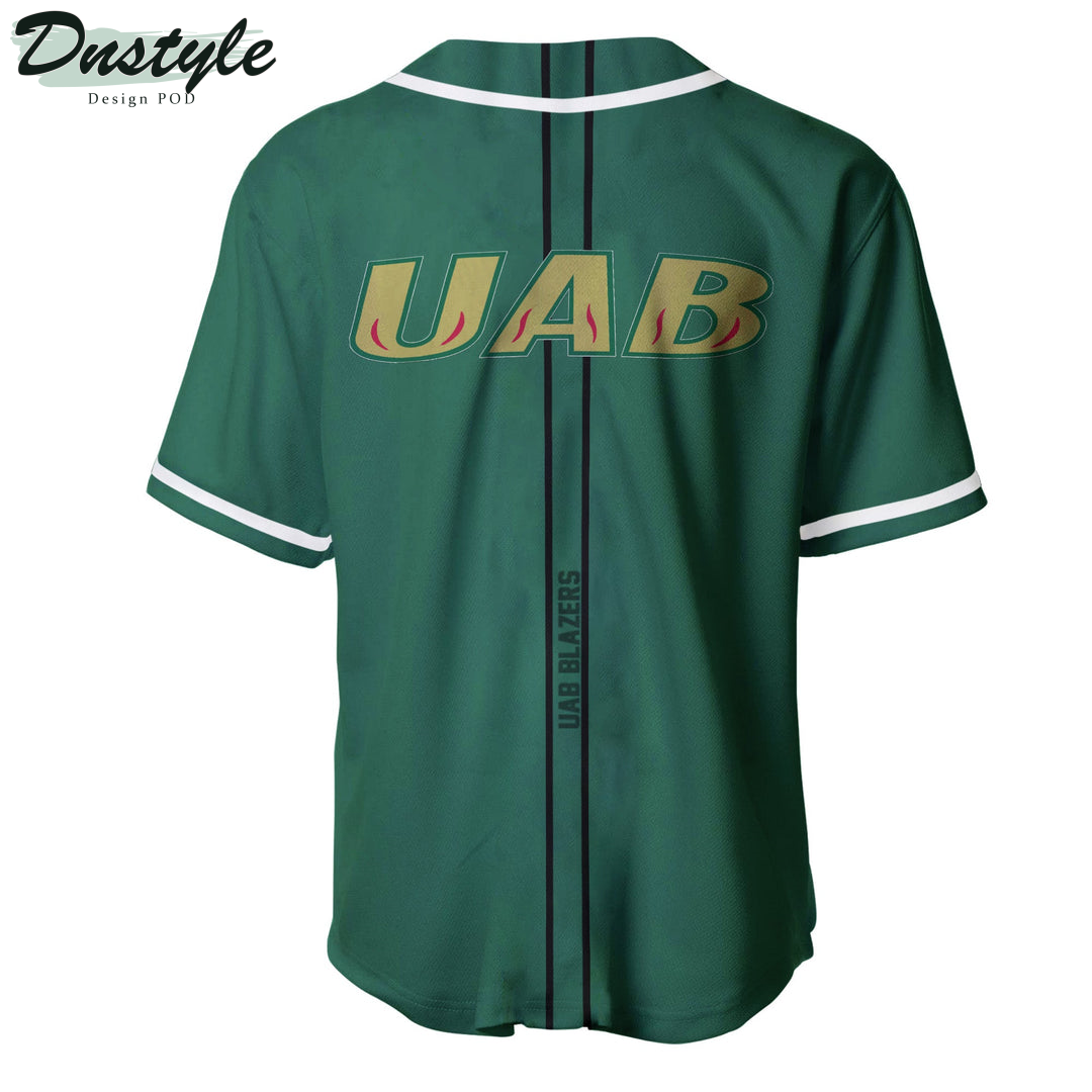 UAB Blazers Custom Name Baseball Jersey