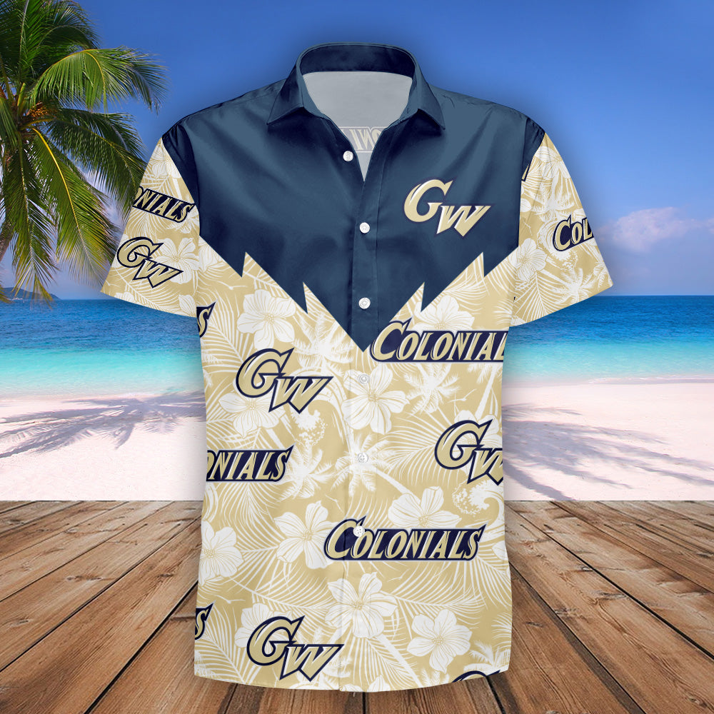 George Washington Colonials Tropical Seamless NCAA Hawaii Shirt