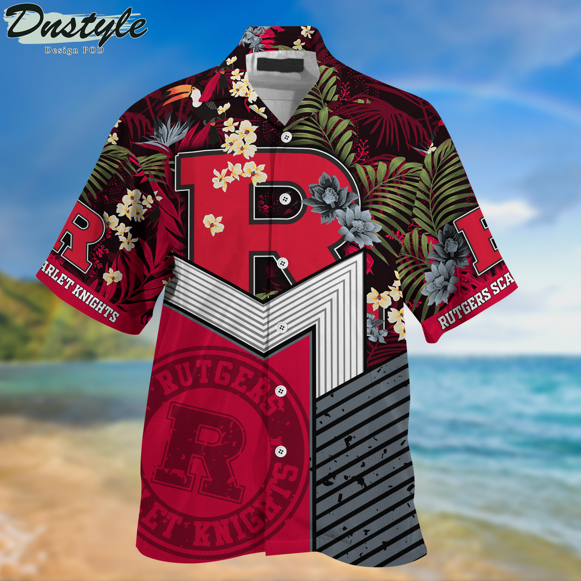 Rutgers Scarlet Knights Hawaii Shirt And Shorts New Collection