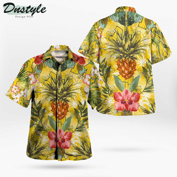 Michigan Wolverines Pineapple Tropical Hawaiian Shirt