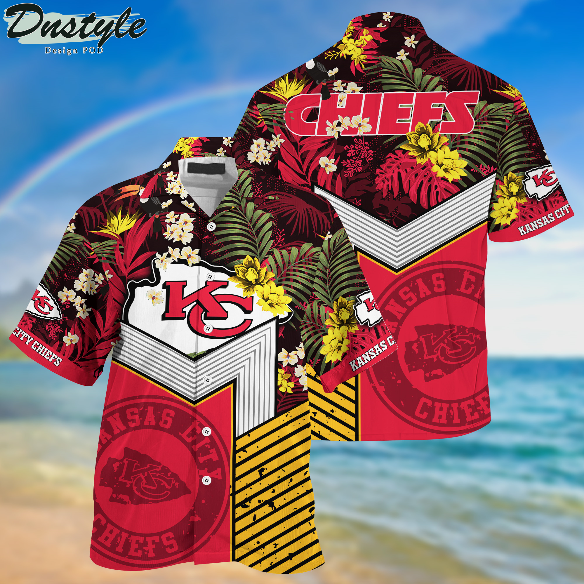 Kansas City Chiefs Hawaii Shirt And Shorts New Collection