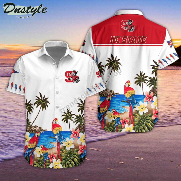 NC State Wolfpack Tropical Hawaiian Shirt