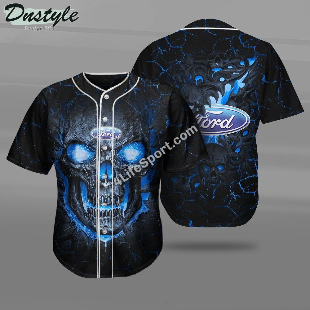 Ford Skull Baseball Jersey