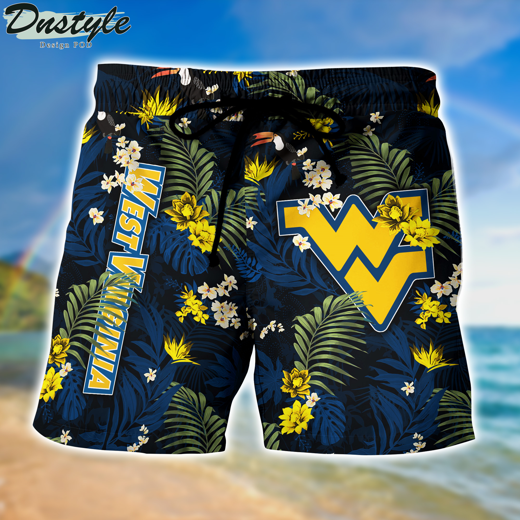 West Virginia Mountaineers Hawaii Shirt And Shorts New Collection