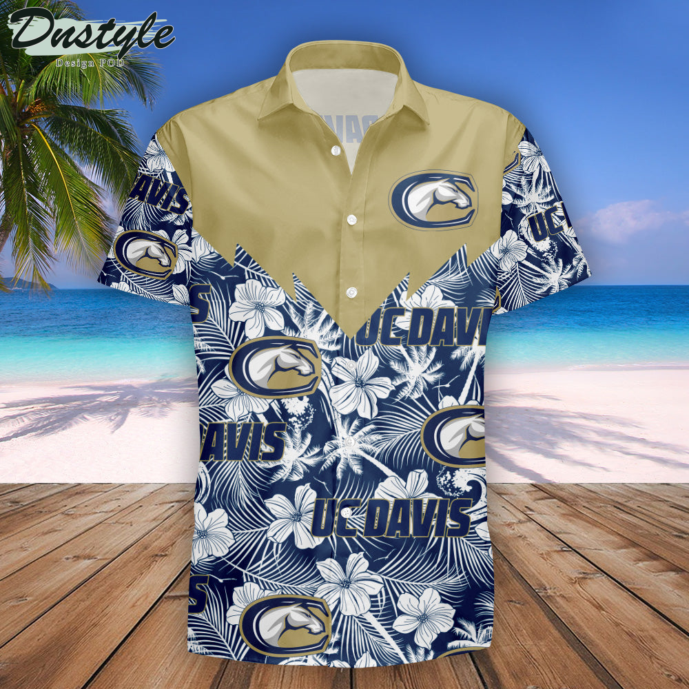 California Davis Aggies Tropical Seamless NCAA Hawaii Shirt