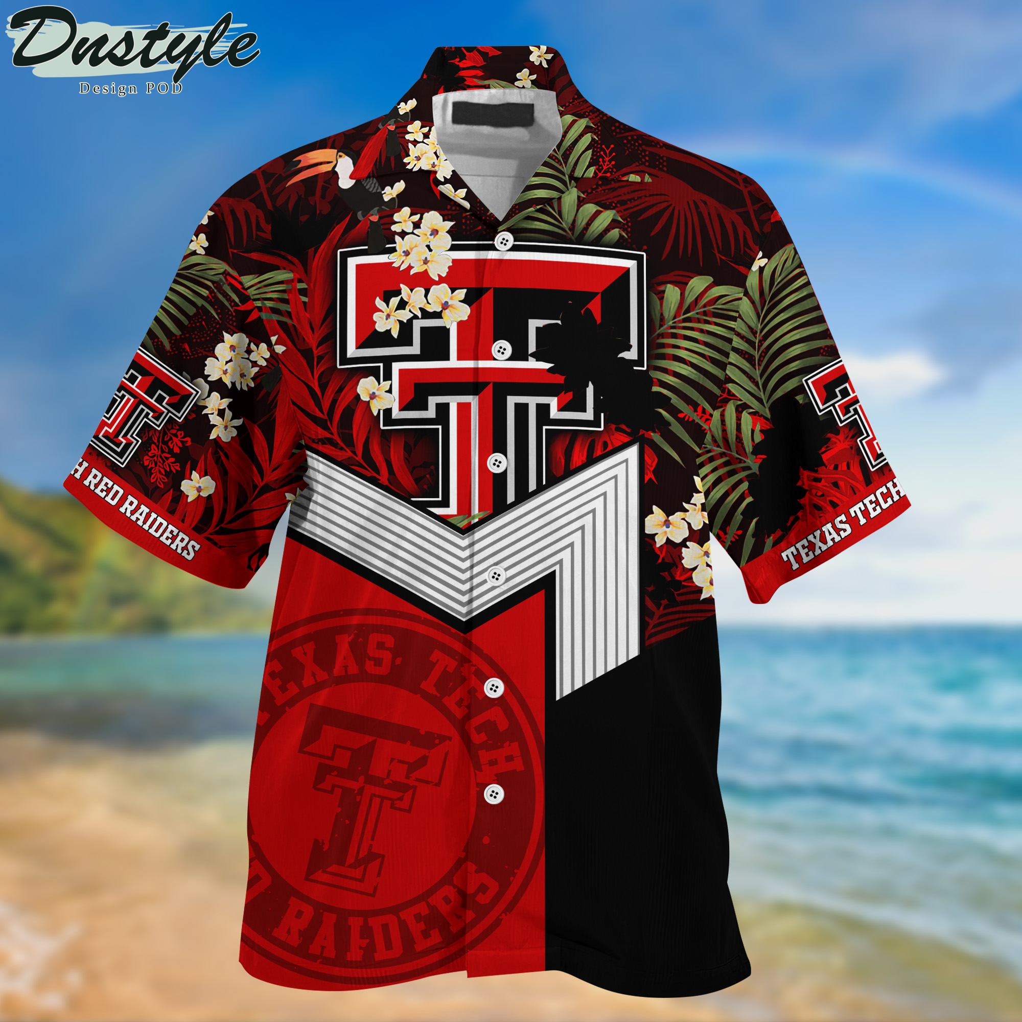 Texas Tech Red Raiders Hawaii Shirt And Shorts New Collection