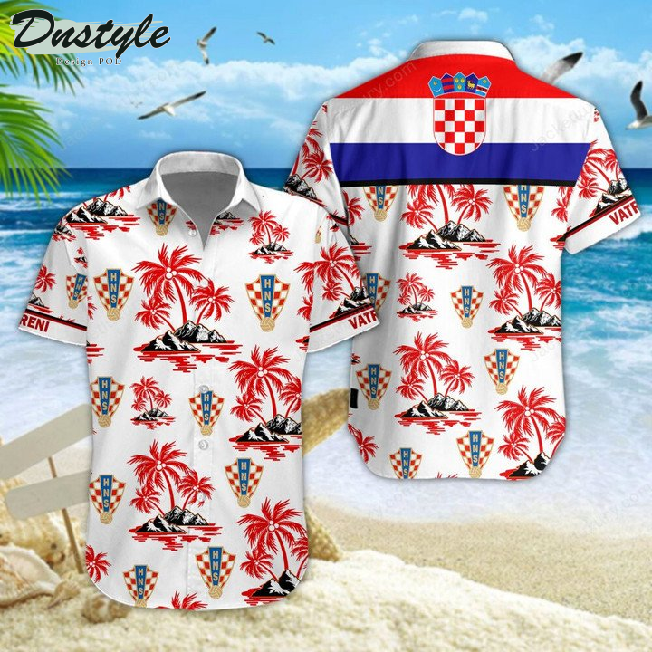 Croatia national football team hawaiian shirt