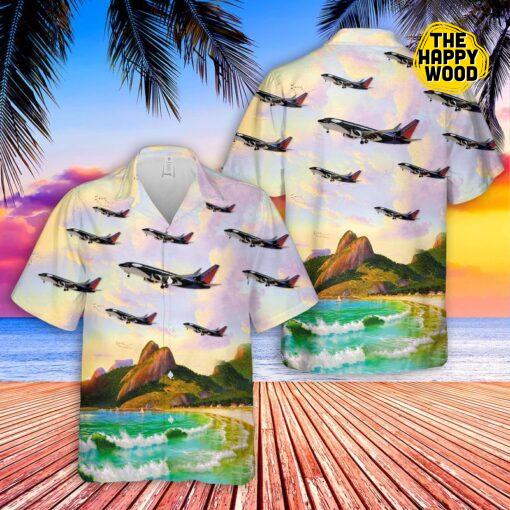 Southwest Airlines “SHAMU” Boeing Beach Hawaiian Shirt