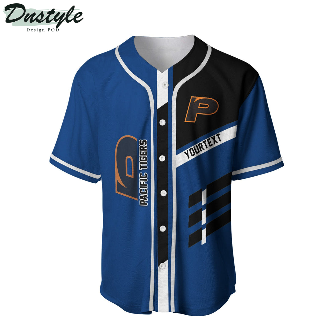 Pacific Tigers Custom Name Baseball Jersey