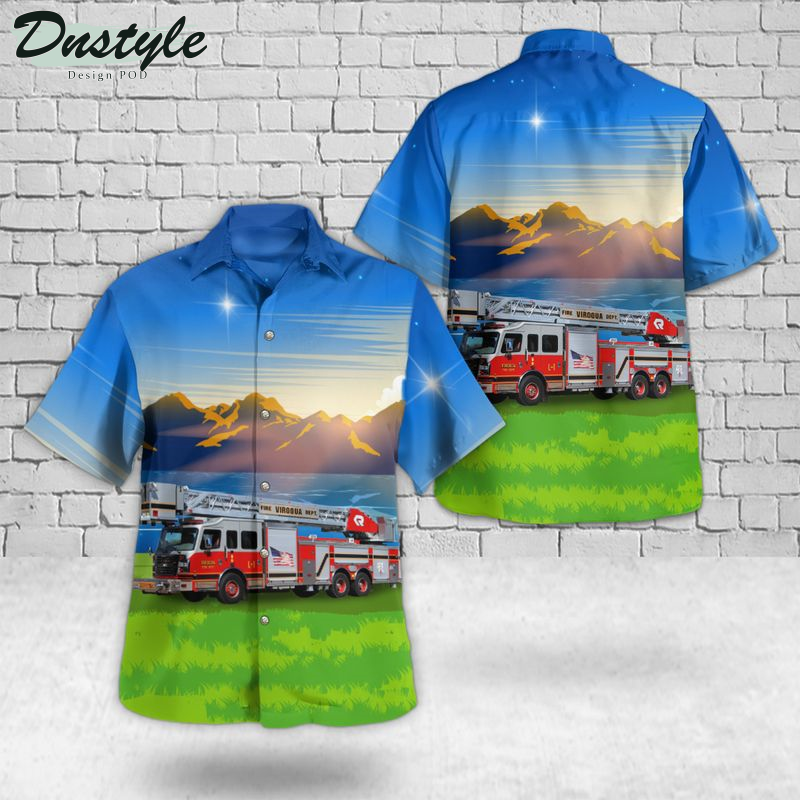 Viroqua Fire Department Hawaiian Shirt