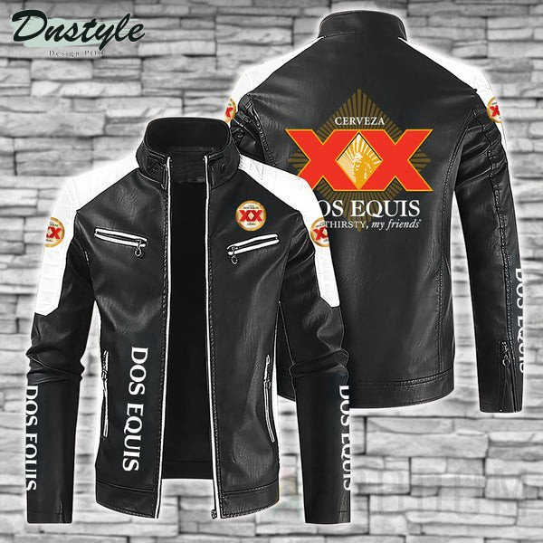 Dos Equis Sport Leather Jacket