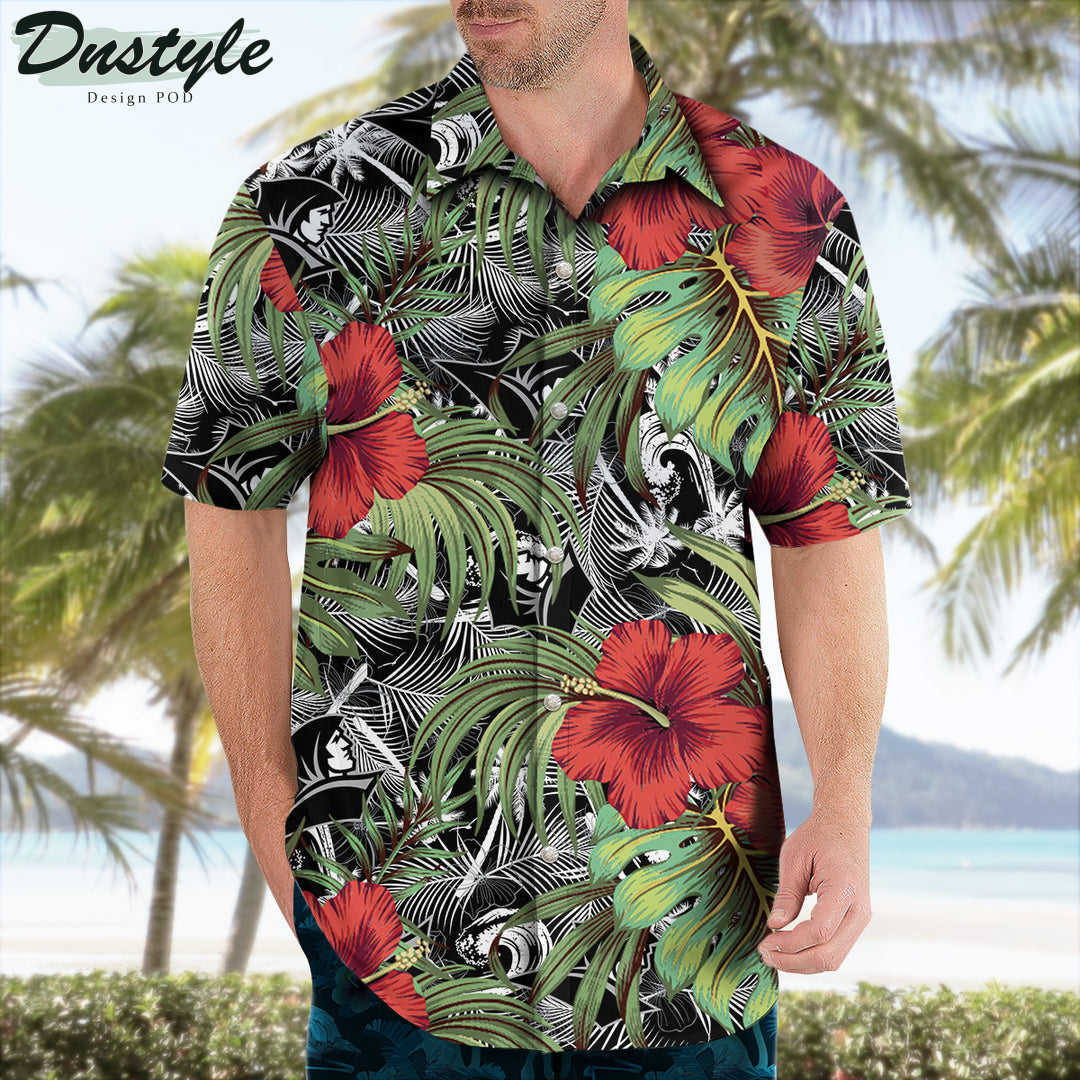 Providence Friars Hibiscus Tropical Hawaii Shirt