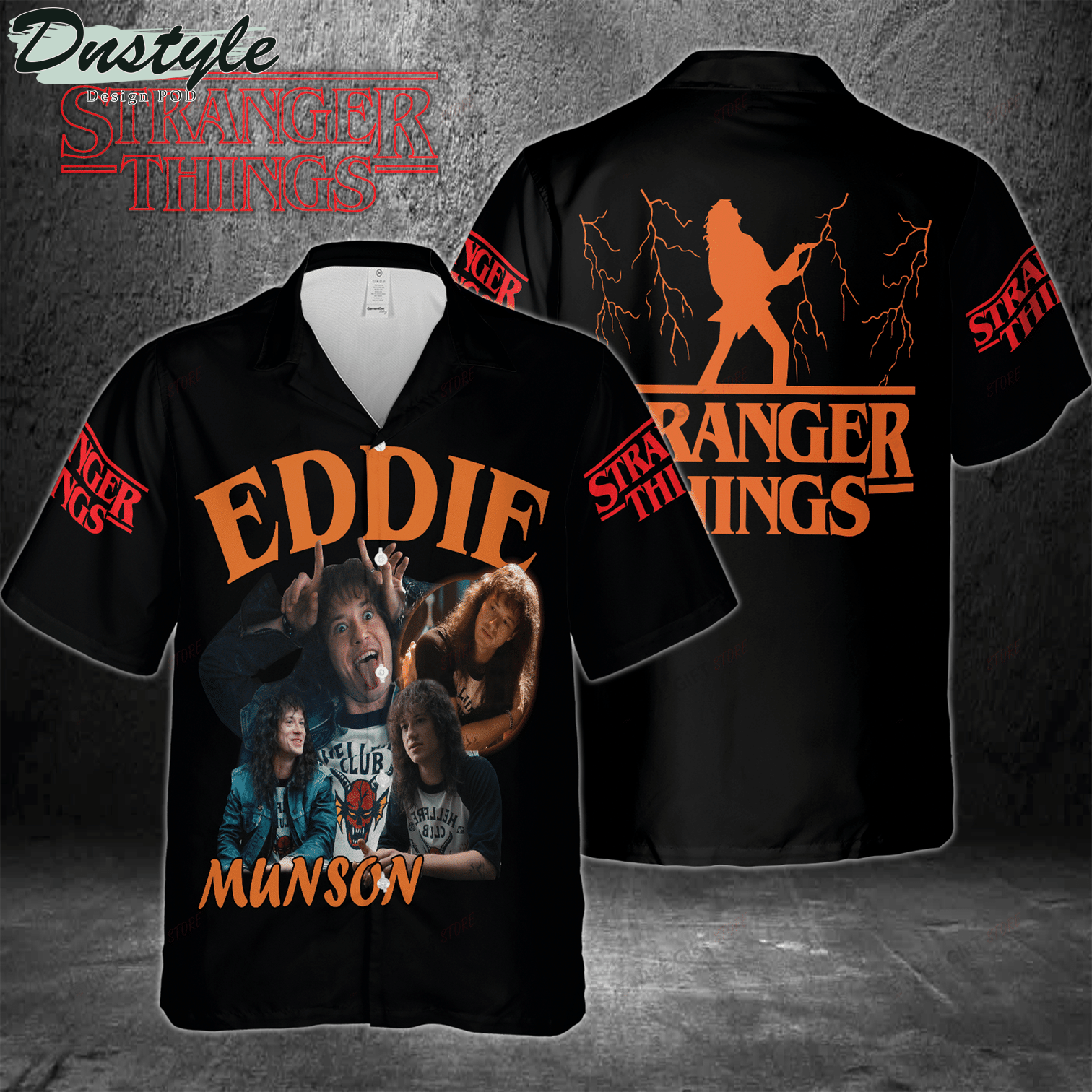 Stranger Things Eddie Munson Hawaii 3D Shirt