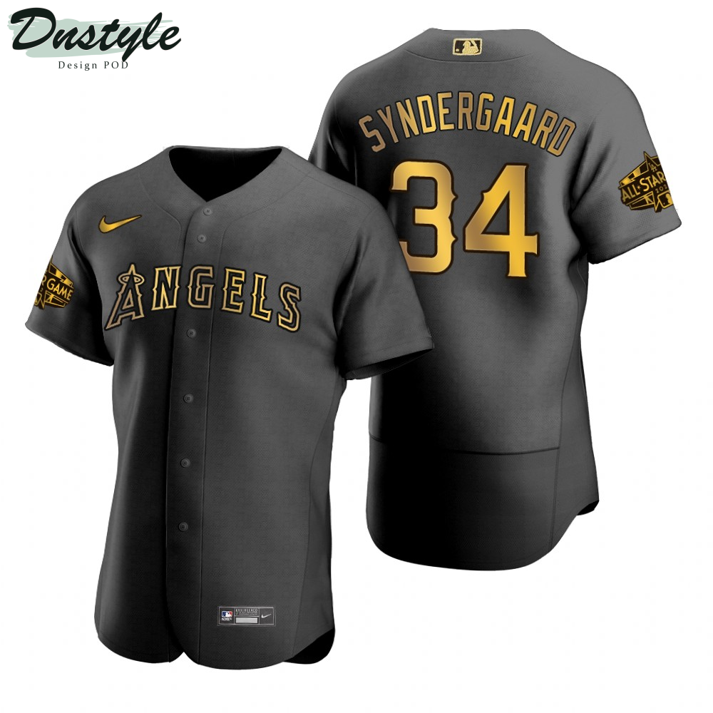 Los Angeles Angels Noah Syndergaard Authentic Black 2022 MLB All-Star Game Jersey