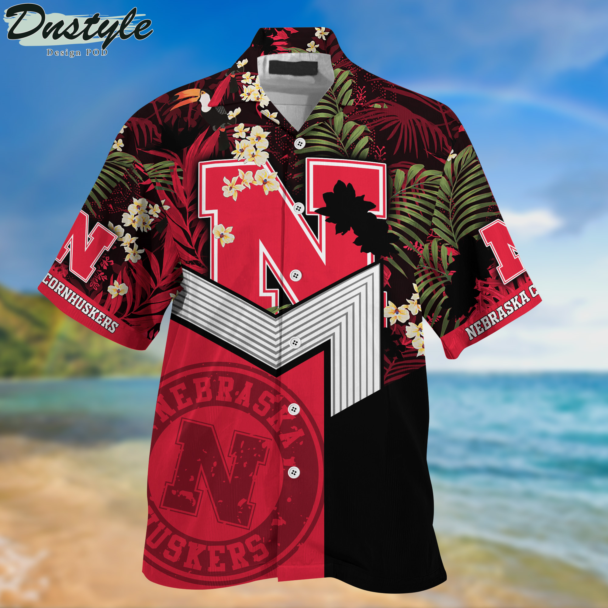 Nebraska Cornhuskers Hawaii Shirt And Shorts New Collection