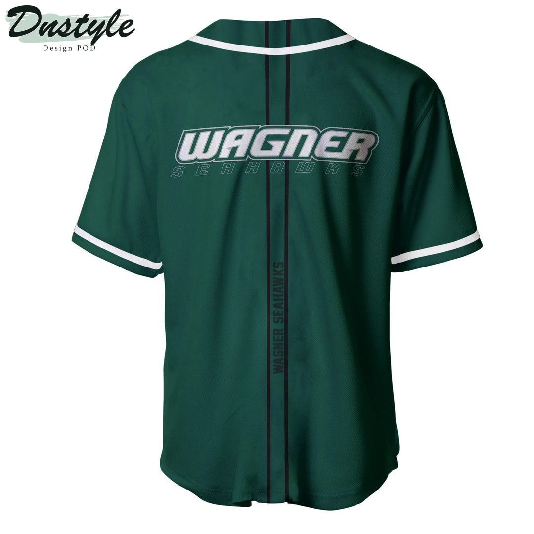 Wagner Seahawks Custom Name Baseball Jersey