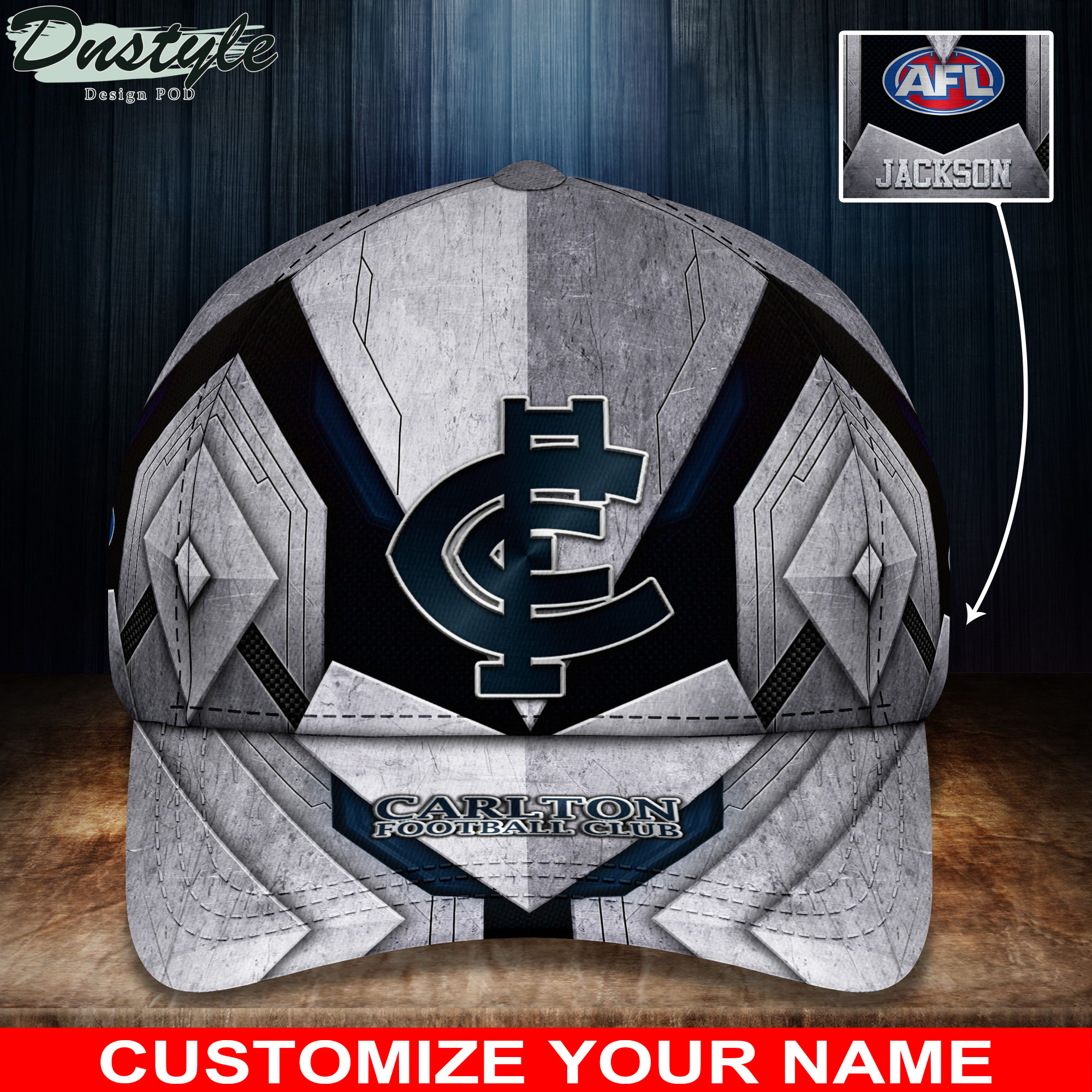 Carlton Blues AFL Personalized 2022 Cap