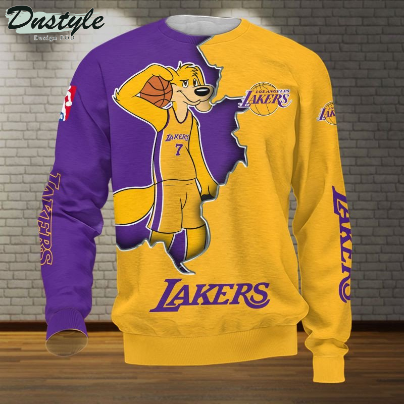 Los Angeles Lakers NBA 3d Hoodie