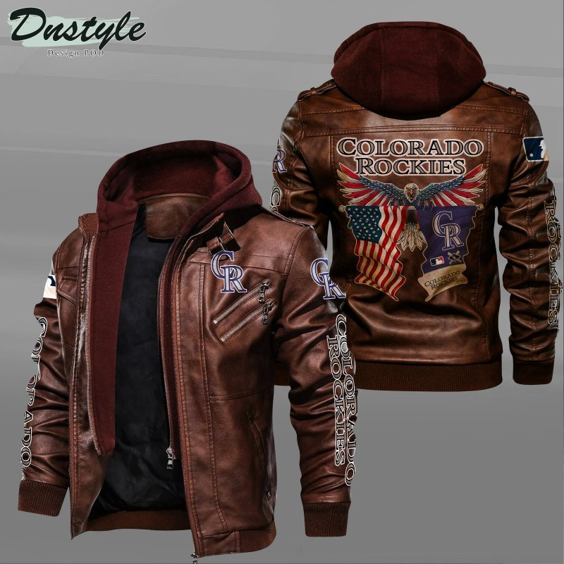 Colorado Rockies American Eagle Leather Jacket