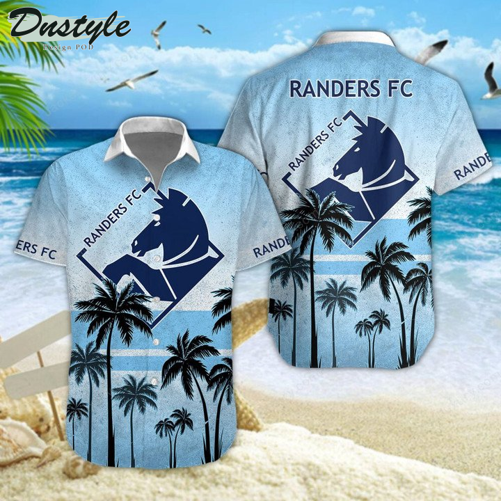 Randers FC hawaiian shirt beach short