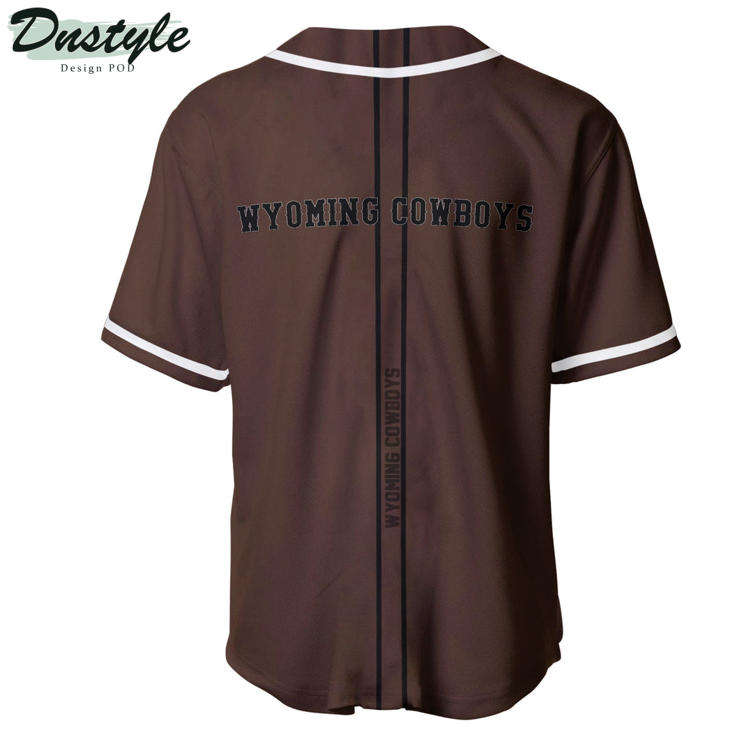 Wyoming Cowboys Custom Name Baseball Jersey