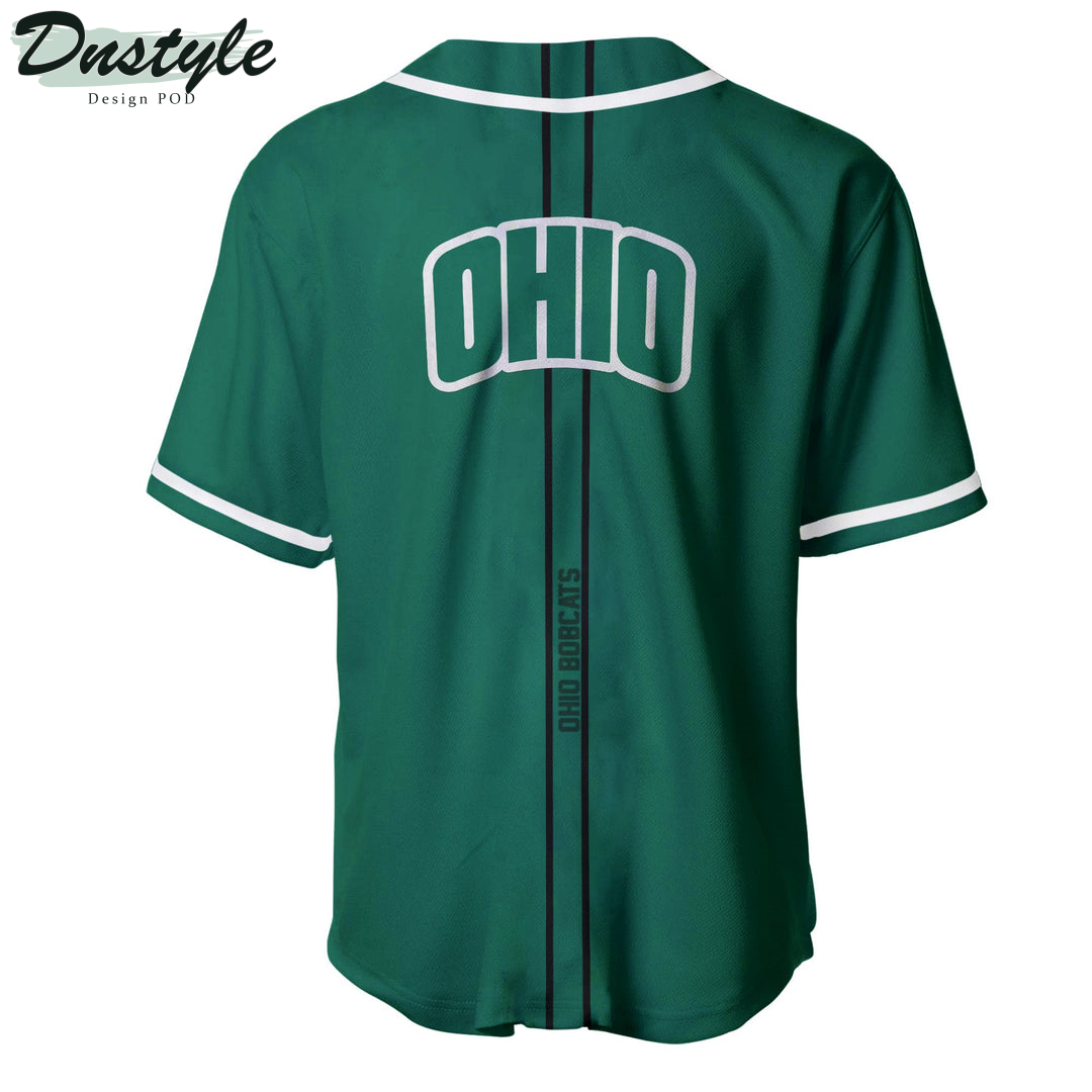 Ohio Bobcats Custom Name Baseball Jersey