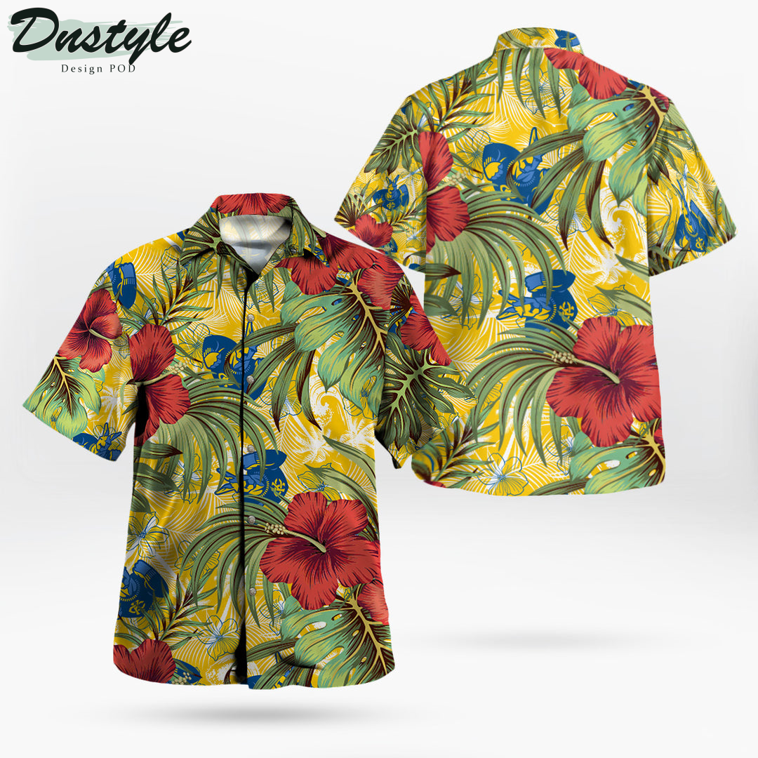 Umkc Kangaroos Hibiscus Tropical Hawaii Shirt