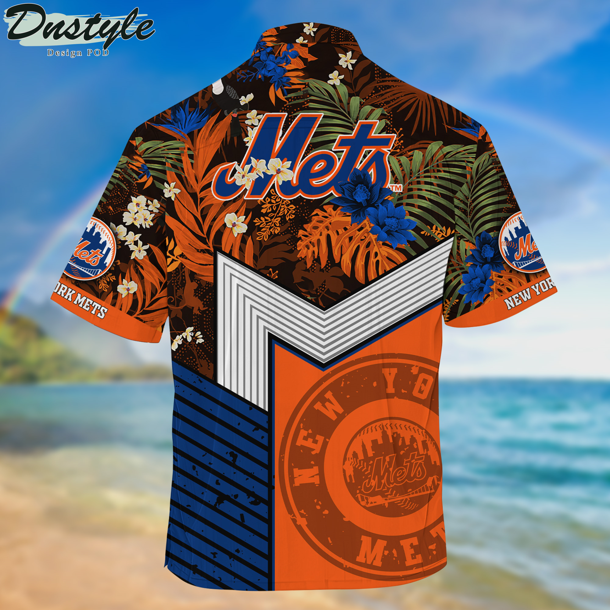 New York Mets Tropical New Collection Hawaii Shirt And Shorts
