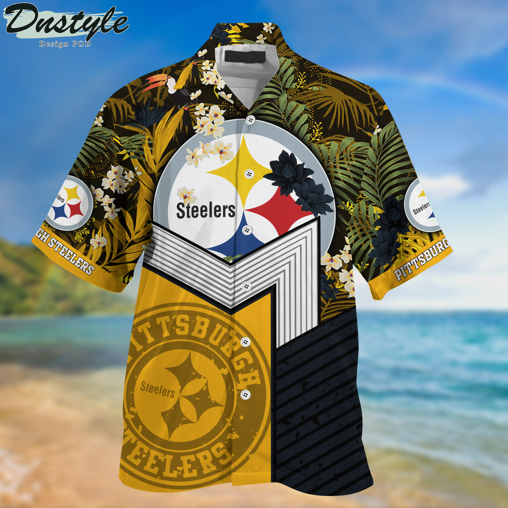 Pittsburgh Steelers Hawaii Shirt And Shorts New Collection