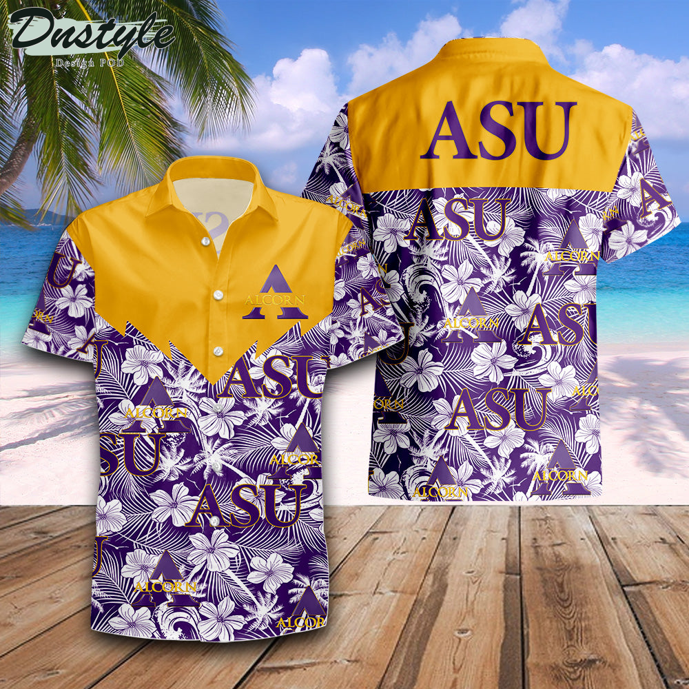 Alcorn State Braves Tropical Seamless NCAA Hawaii Shirt