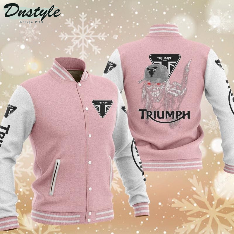 Triumph Motorcycles Skull Baseball Jacket