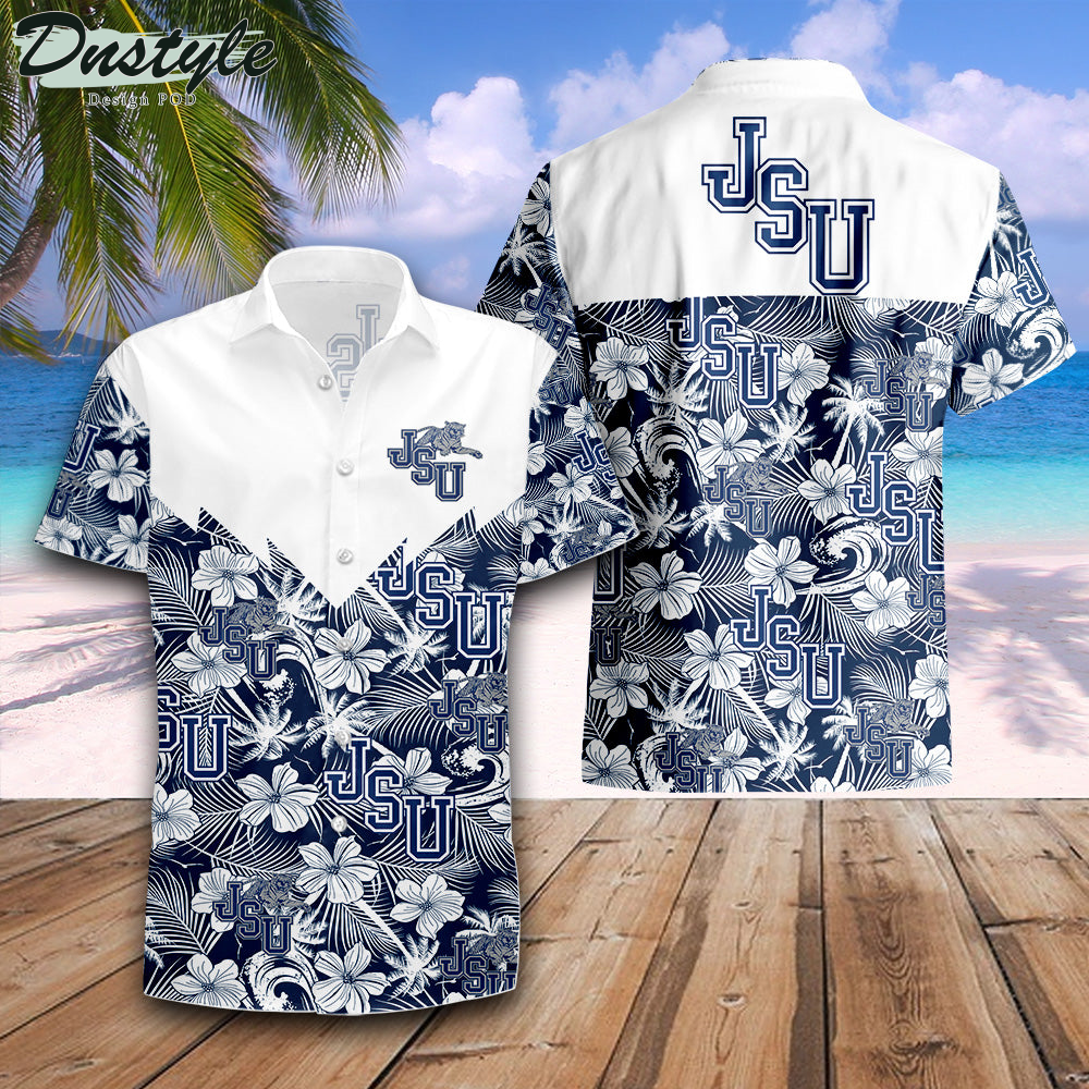 Jackson State Tigers Tropical Seamless NCAA Hawaii Shirt