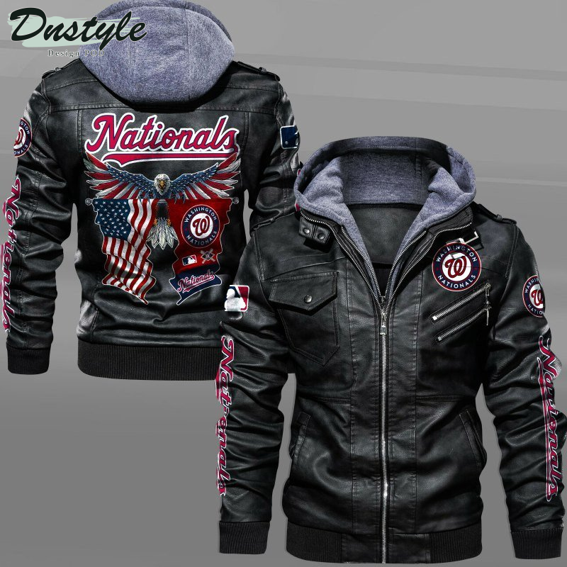 Washington Nationals American Eagle Leather Jacket