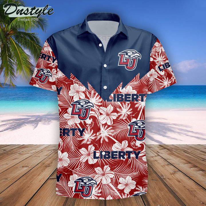 Liberty FlamesNCAA Hawaiian Shirt