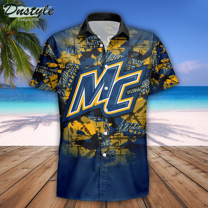 Personalized Merrimack Warriors Camouflage Vintage NCAA Hawaii Shirt