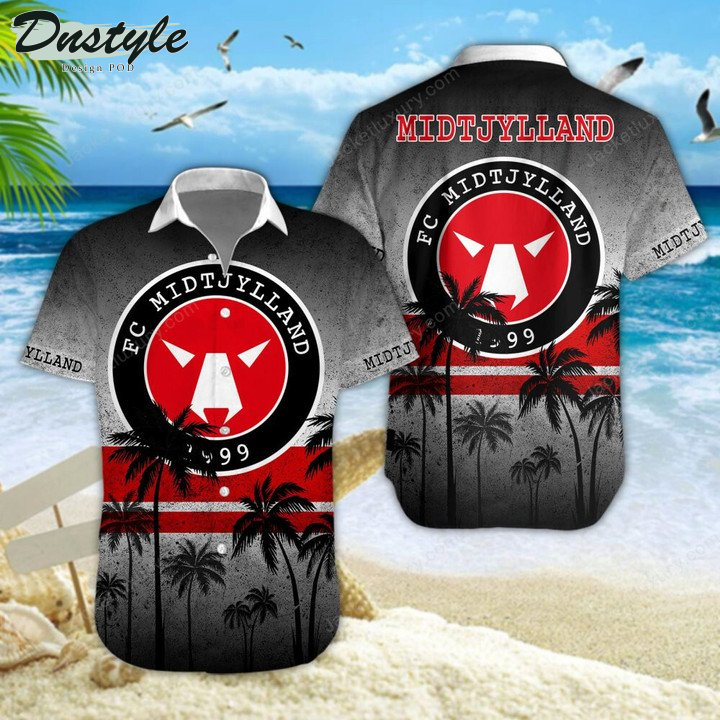 FC Midtjylland hawaiian shirt beach short