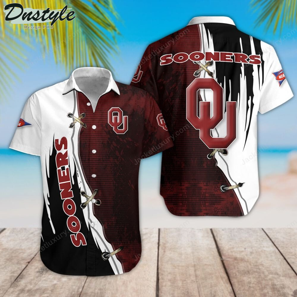Oklahoma Sooners Football Hawaiian Shirt
