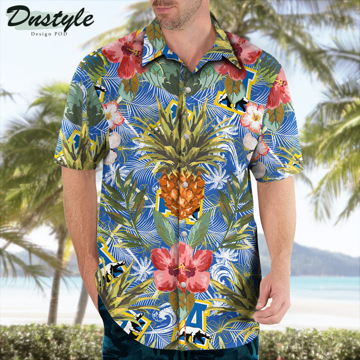 Alaska Nanooks Pineapple Tropical Hawaiian Shirt