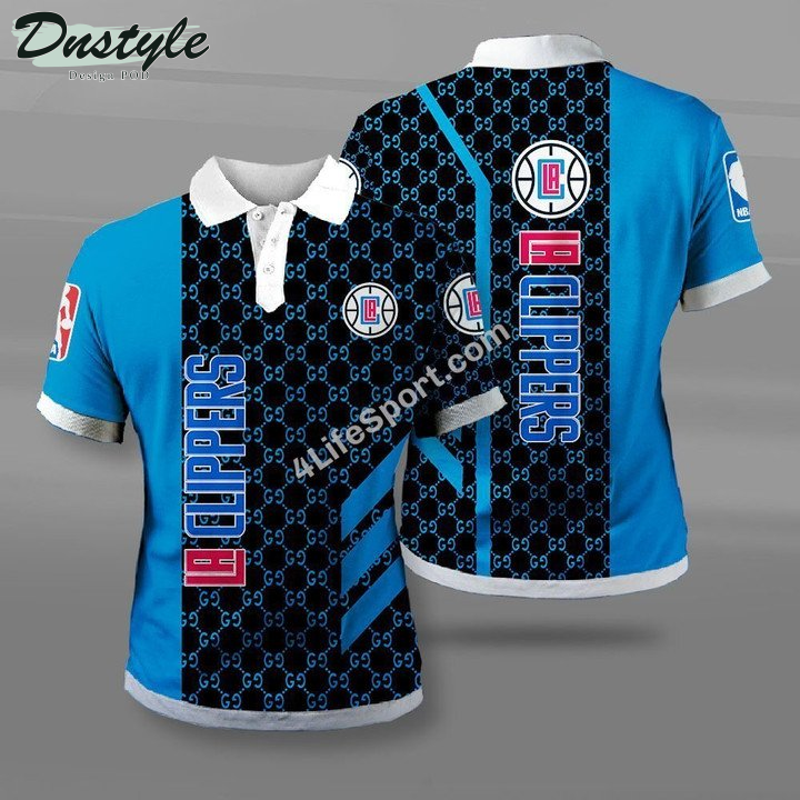 Los Angeles Clippers 3d Gucci Polo Shirt