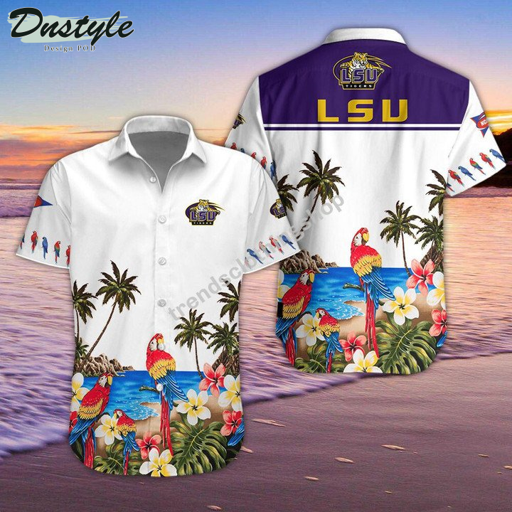 LSU Tigers Tropical Hawaiian Shirt