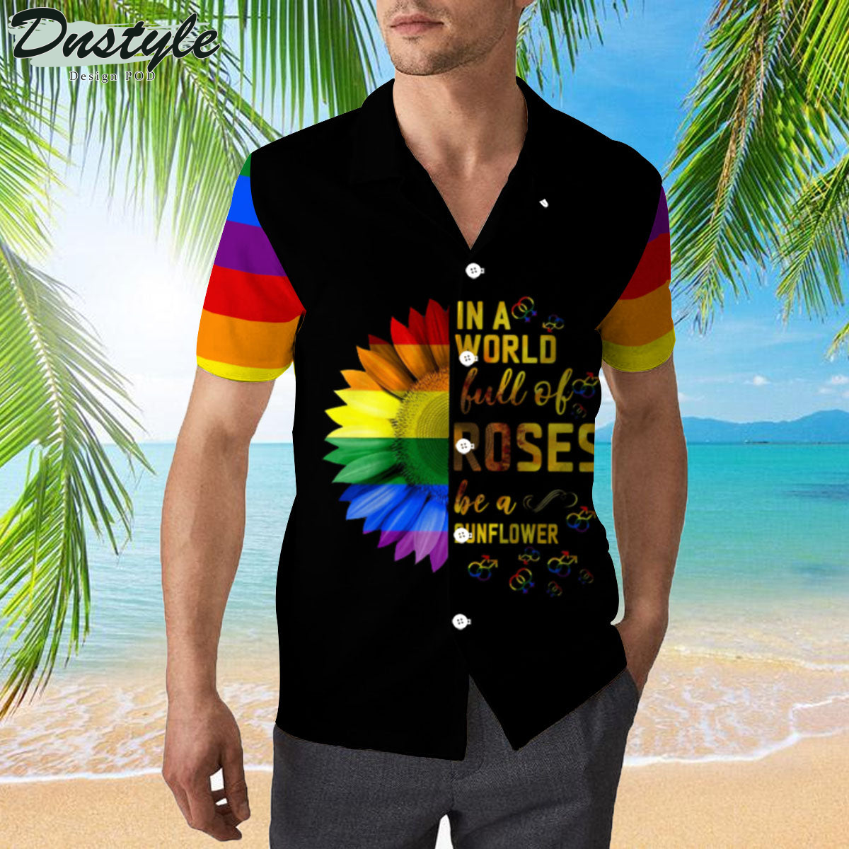 Be A Sunflower LGBT Hawaiian Shirt