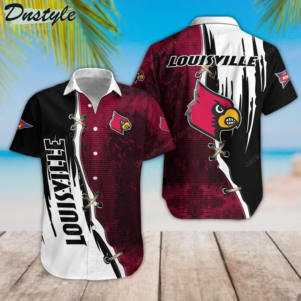 Louisville Cardinals Football Hawaiian Shirt