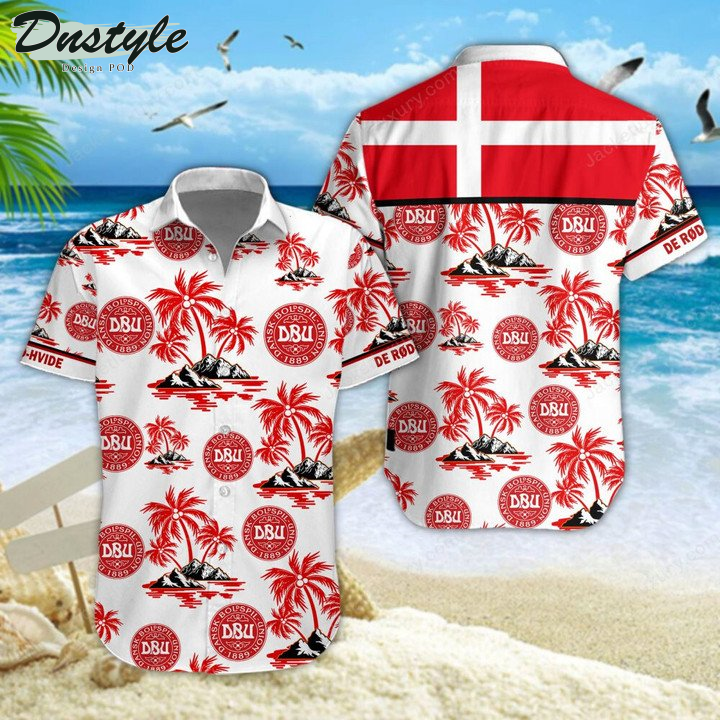 Denmark national football team hawaiian shirt